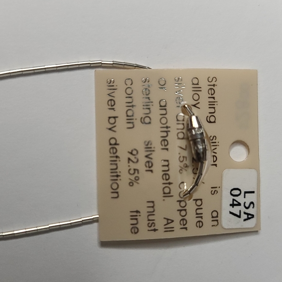 Beautiful brand new, womens sterling silver, ankle bracelet. - Picture 4 of 4